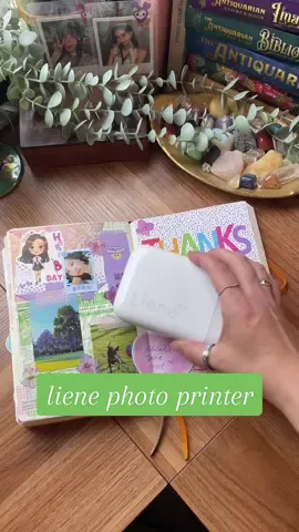 Up your journaling game and grab the Liene printer from the link in my bio! Use code ariel10dis for 10% off! #journalwithme #livingjournal #junkjournal #Liene #photoprinter #lienephotoprinter #InstantPrinter #Pearlphotoprinter #arieljournals 