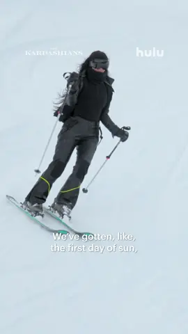 you've seen the pics, now you get the whole story. ⛷ a new episode of #TheKardashians drops tomorrow on @hulu.