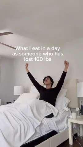 Eating healthy doesn’t have to be boring or restrictive 🙌🏼🧡  Breakfast: oat pancakes  1/2 cup of oats  1 egg 1 banana  1 tsp baking powder  1 tsp vanilla extract  Splash of milk (whatever milk you like) Pinch of salt  Blend until smooth  Cook as normal pancakes  Lunch: Caesar salad Wrap Lower calorie burrito wrap of choice  Romaine lettuce  Parmesan cheese  Croutons  Garlic Caesar dressing   Grilled chicken  Dinner: Salmon  White rice  Furikake seasoning  Seaweed  Salmon sauce: Sriracha  Honey  Light sour cream  Garlic powder  Onion powder  Salt  