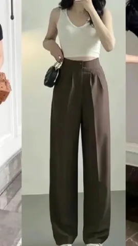 quần tây nữ ống rộng #quantaynu #quantay #quanau #quanaunu #thinhhanh #xuhuong #thoitrangnu #fashion 