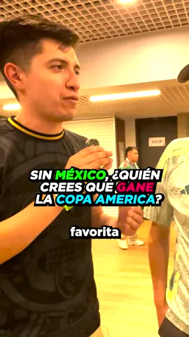 ¿Quién es el favorito a ganar la Copa América para la afición mexicana? #TikTokDeportes #copaamerica #favoritoaganar #mexico 