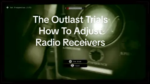 How to adjust radio receivers on Mother Gooseberry’s maps! Go left to right, waiting until you hear a click on each dial. The dial will stop blinking when it’s in the correct position! Hopefully this helps because I struggled at first 🩵 #multiplayergames #gaming #horrorgame #outlasttrials #theoutlasttrials #crossplatform #howto #gamingguide #outlasthowto #radioreceiver #dials 