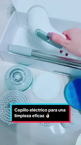 Cepillo eléctrico para una limpieza eficaz 👌🏻#limpiezadecasa #limpieza #hogar#comodidad #limpiezaprofunda #cleaning #casa #electricspinscrubber #spin #scrubber #facilyrapido 