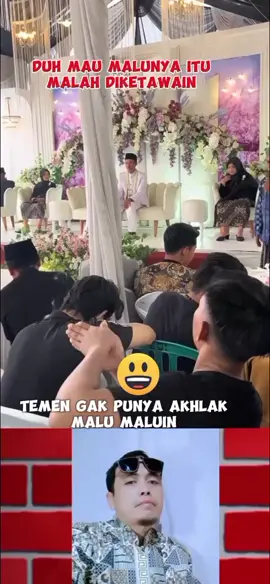 lagi sakralnya acara pernikahan temennya malam ngajak bercanda#lucu #dramacomedy #fypシ゚viral 