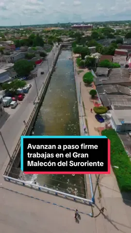Avanzan a paso firme los trabajos para tapar la herida del arroyo de Rebolo. En la primera etapa del proyecto del Gran Malecón del Suroriente estamos trabajando en la cubierta metálica que servirá como plataforma para arrancar con las obras del parque lineal en la superficie. Acá les muestro un poco cómo vamos. Vienen cosas grandes y lindas para nuestra gente del Suroriente! #Barranquilla2024 #barranquillaaotronivel #colombia #alcalde #alex #Char #obras 