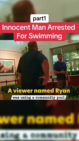 Innocent Man Arrested For Swimming #1stamendmentaudit #4thamendment #lawyer #police #lawyersoftiktok #lawsuit #lawsuite #cops #auditor #fyp 