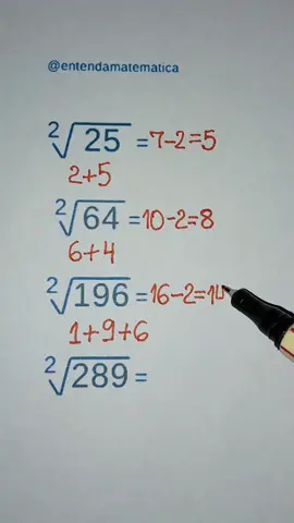 Funciona para algumas raízes 😮 #matematica  #enem  #mathematik  #agoravocêsabe  #maths 