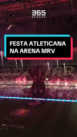 FESTA ATLETICANA Essa foi a recepção da torcida do Atlético-MG para o jogo contra o Flamengo na MRV Arena 🔥 #365Scores #AtleticoMG #Flamengo #Brasileirao #ArenaMRV #futebol #tiktokesportes 