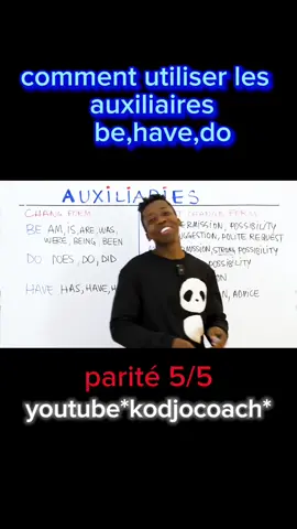 comment utiliser les auxiliaires be have do #english #practiceenglish #learnwithtiktok #learn #conversation 