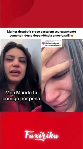Respondendo a @familachedurin Mulher desabafa o que passa em seu casamento como sair dessa dependência emocional?!🥹#relacionamento #casal #dependenciaemocional #fofocas #viral #fyp #bombando 