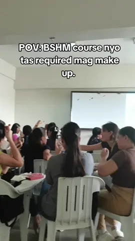buhay HM student, dapat laging presentable always HAHAHAHA #fyp #BSHM #hmstudentslife😂 