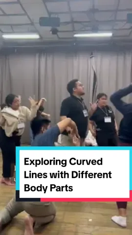 @petatheater Creative Musical Theater Class exploring Curved Lines with different body parts as preparation to understand the basic elements of creating shapes in space. #petatheater #petaworkshop #actingcoachph #actingcoach #musical #phtheater #theater 