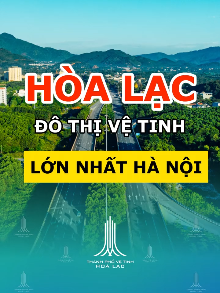 Hòa lạc - Đô thị vệ tinh lớn nhất Hà Nội #HoaLac #thanhphovetinhhoalac #HaNoi