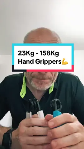 Replying to @southernpaul66 Thanks for the comment😍Two Adjustable Hand Grippers up to 60Kg and Stainless Steel Hand Grippers from 23Kg to 159Kg!🤯#tiktokmademebuyit #fyp #handgrippers #strength #grip 