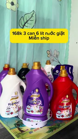 Combo 3 can nước giặt Hygienc 169k miẽn ship#xuhuong #emkieutaphoa #nuocgiat #nuocgiatdo #nuocgiathygiene #nuocgiathygienc 