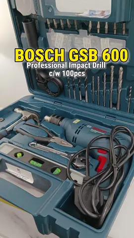 Tebuk apa sahaja❗🤩 Memperkenalkan Gerudi Impak BOSCH GSB 600❗#beyondhardware #professionalimpactdrill #fyp #fypviral #electronic #barangrumah 