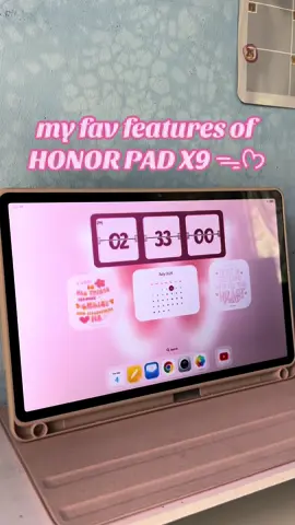 my favorite features of HONOR PAD X9! #fyp #honorpadx9 #fypシ゚viral #honor #blueetoothpen #goojodoqpencil #case #goojodoq #pcmode 