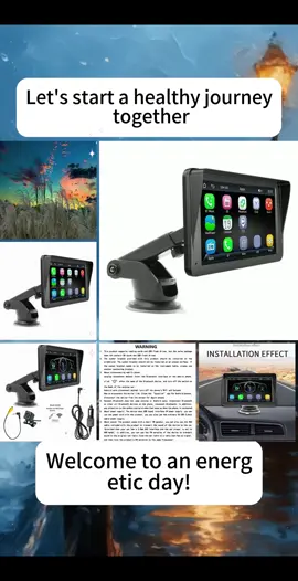 7 Inch Wireless Android Car Video Player for Carplay, Car MP5 Player with Bluetooth-compatible Reversing Image, Multifunctional U Disk Card Machine for Car