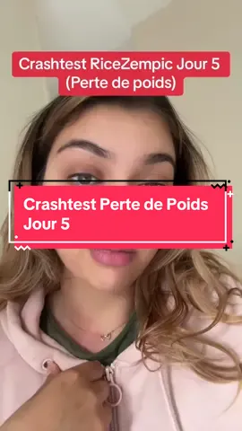 Crash test Ricezempic Jour 5 🥰 Abonne-toi pour voir d’autres crash test et challenges ! #pertedepoids #crashtest #weightloss #riz 