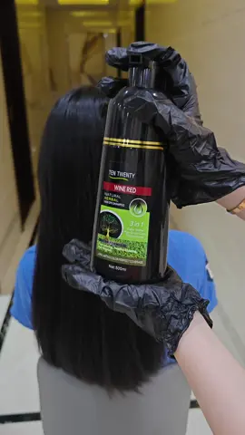 FDA APPROVE TEN TWENTY HERBAL HAIR DYE SHAMPOO 500ML.  3 colors available：BLACK、WINERED、BROWN  #tentwenty #hairdye #shampoo #haircolor #hair #hairtutorial #fyp #foryoupage #herbal #viral 