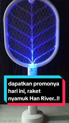 dapatkan promonya hari ini, raket nyamuk 3 in 1 dari Han River.  #promoguncang77 #raketnyamuk #hanriver 