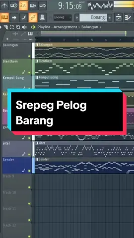 Srepeg Pelog Barang dengan sedikit variasi #wayangkulit #gamelan #flstudio #music 