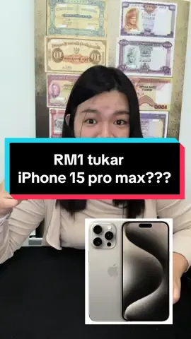 RM1 tukar iPhone??? Like and follow Amoi Wang Lama 🤙🤙🤙 #fpy #rm1 #iphone #wanglama #wanglama #viral #selangor #malaysia #foryou #banknotes #collection #duitlama 