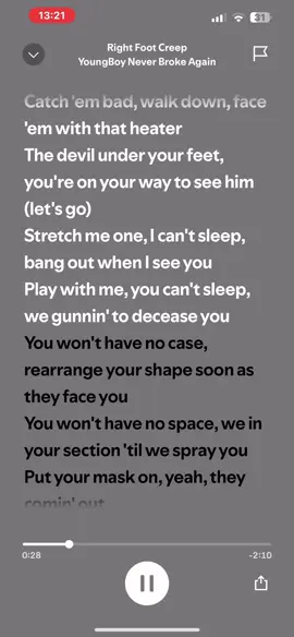 Right Foot Creep #spotify #lyrics #rightfootcreep #rightfootleftfootchallenge #rightfootcreep🔥💪🏾 #nbayoungneverbrokeagain #youngboyneverbrokeagain #isaidrightfootcreep #getgriddy #getgriddyfortnite #fortnite #fortniteclips #fortnitemusic #fortnitesong #fortnitedance 