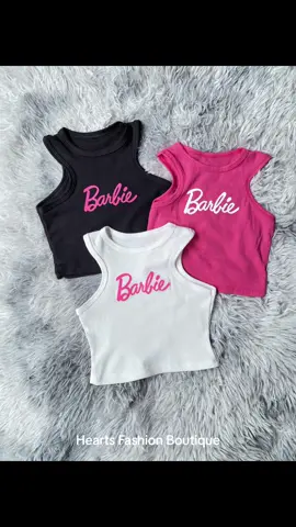 Racerback Barbie Knitted Tops for Kids💖 #OOTD #barbie #girlsoutfitideas 
