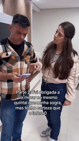 Parte 2: Fui obrigada a vir morar no mesmo quintal que minha sogra, mas tenho certeza que o infern0 é mais tranquilo! #tamara #tamarakastroo #tiktok #novelinhatamaraepaulo #novelas 