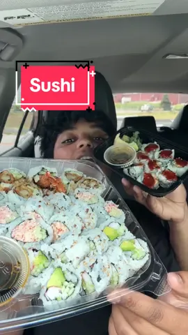 Sushi mukbang #sushi #sushimukbang #seafood #mukbang #mukbangeatingshow #foodies #californiaroll #shrimptempura #spicycrabsushi #FoodTok #spicymayo #sushiroll 