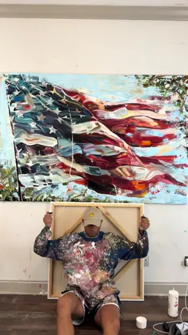 This is the sound of “Freedom”  Join my newsletter in my bio to grab this print in my next drop. August 1st. #art #painting #americana #july4th 