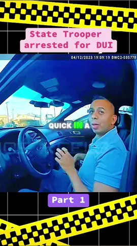 Part 1: State Trooper arrested for DUI #police #cops #crime #usa #viral #foryou #life 