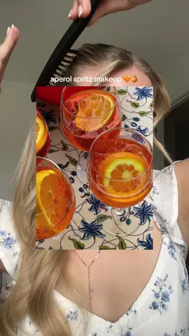 #AD turning aperol spritz into makeup🧡🍊using all products from @L’Oréal Paris 🫶🏼 Products i used: Vitamin C 12% serum Vitamin C SPF50+ Paradise Lumi Glotion True Match nude plumping tinted serum Infallible 24h fresh wear bronzer Volume Million Lashes mascara Color Riche Intense Volume Matte lipstick in freedom Glow Paradise Balm in Gloss in shade 400 #aperolmakeup #makeup #skincare #warmtonemakeup #makeupinspo #glowyskin #glowymakeup #makeuphacks #makeuptransformation