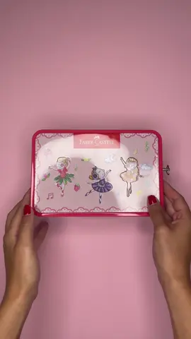 Ballerina sketches brought to life with colorful felt tip pens. Get ready to dance with colors! 🩰✨#fyp #art #fabercastelllebanon #ballerina #musicbox #fabercastell 