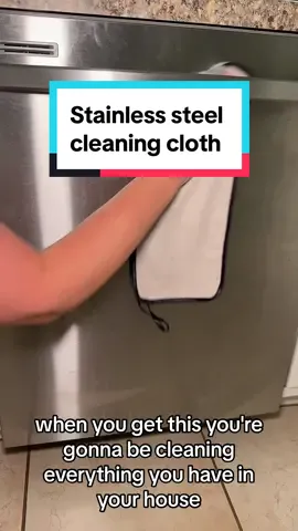 This is the ONLY thing you need to clean your stainless steel with! #stainlesssteel #cleaningcloth #cleaningstainlesteel #easyclean #easycleaning #dealsforyoudays #julydeals 