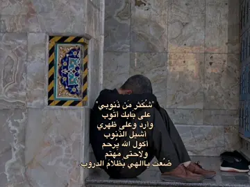 شُكَثر مَن ذَنوبي على بَابك أتَوب  وأرد وعلى ظهري أشيل الذَنوب أكول الله يُرحم ولاحتى مَهتِم  ضُعت ياللهي بَظلام الدروب. #شكثر_من_ذنوبي_على_بابك_اتوب #اكسبلور #باسم_الكربلائي #محمد_باقر_الخاقاني #اللهم_عجل_لوليك_الفرج #اللهم_صل_على_محمد_وآل_محمد# #oops_alhamdulelah #شيعه_الامام_علي 