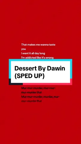 #dessert by @Dawin ( #fullsong #spedup )  #dawin #dessertdawin #popmusic #popsongs #lyrics #lyricsvideo #lyricsmusic #spotify #music #songs #songrecommendations #fyp #audio #turnthatshitup #musicfyp #spedupsounds #spedupaudios #spedupsongs #speedsongs #speedupsongs #2015music #2015songs 
