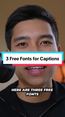 3 free fonts to use as captions in your video #montserrat #arial #bestfontforcaptions #bestfonts #freefonts 