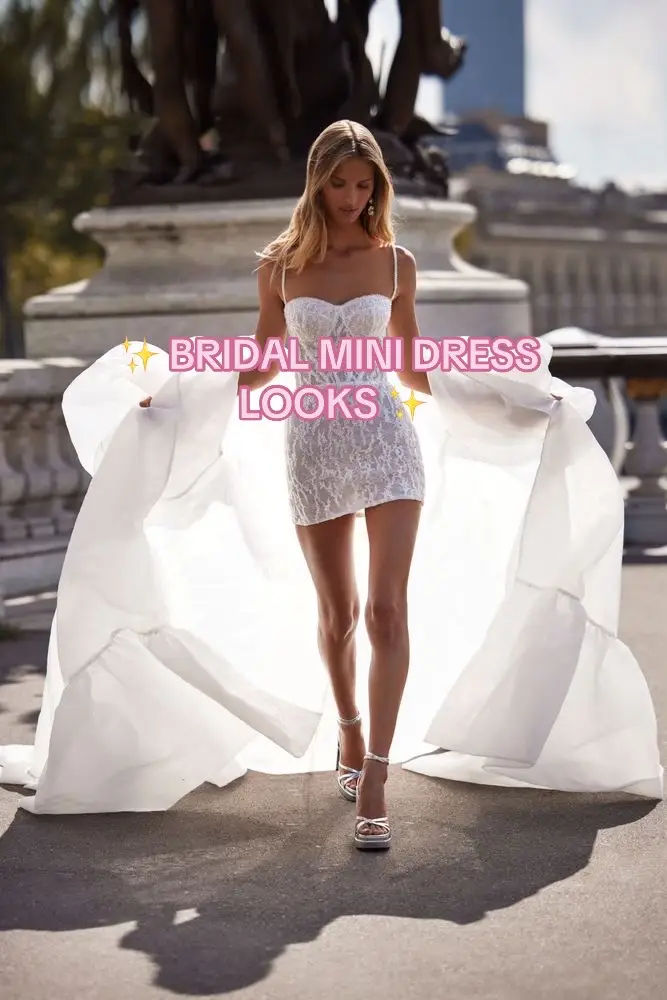 Wedding after party bridal mini dresses for the ✨IT GIRL 2025 Bride to Be✨ #weddingreceptiondress #afterpartydress #bridallook #weddingdresses #receptiondress  #weddingtiktok @RosieEtienne @Aston Bridal @ELIYA THE LABEL 