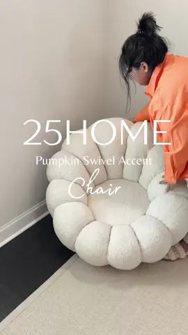 Absolutely in love with my new Pumpkin Swivel Accent Chair from  @25Home Furniture ✨ It’s the perfect cozy addition to my living space, bringing both style and comfort. Who else is ready to curl up with a good book in this stunning chair? 🛋️ ✴️  “SHOP”🔗 - https://25home.com/collections/accent-chairs/products/pumpkin-swivel-accent-chair Follow my shop @decorcrushdaily on the @shop.ltk app to shop my home, or click the link in my bio. Like | Save | Share | Thank You #HomeDecor #LivingRoomGoals #CozyCorner #25Home #PumpkinChair #AccentChair #InteriorDesign #HomeStyle #FurnitureDesign #ModernLiving #ChicLiving #HomeInspo #DecorGoals #StylishSeating #ComfyLiving #HomeVibes #InteriorInspiration #DesignDetails #LivingRoomDecor #FurnitureLovers #Boucle #ScandinavianDesign #DanishDesign #NordicDesign #NordicStyle #ScandiHome #ScandiStyle #Scandi #HomeDesign