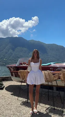 💕 #lakecomo #como #italy #fashion #Summer #dress #fyp 