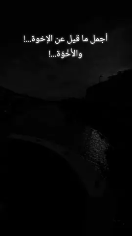 أجمل ما قيل عن الإخوة...والأخُوّة...!؟ #الأخوة #أستغفر_الله_العظيم_واتوب_إليه #اللهم_صل_وسلم_على_نبينا_محمد 
