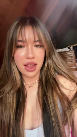 Messed up the words but feeling my bangs 🤩 #newhair #summerhair #hairstyles #longhairstyles 