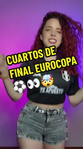 ¡Ya estamos en los cuartos de final y TE APUESTO que no sabías estos datazos que te traigo! 🤩 Ya quiero saber quienes serán los equipos que llegarán a la final! ✨Te apuesto que ya tienes a tu favorito! 👀¿Qué crees que pase en estos partidos? ⚽ ¡Cuentame en los comentarios!  #eurocopa #futbolinternacional #cuartosdefinal #teapuestoqueganas 