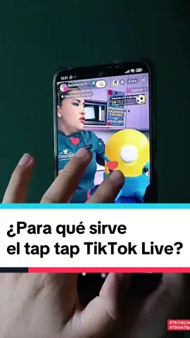 Que es tap tap. Tap tap pantalla. Para que sirve el tap tap. Tap tap TikTok Live. Tap tap aumenta interacción. Tap oara mas vistas. #tiktoktips #TikTokLive #tiktoklivetips #livetiktok #directotiktok #loaprendientiktok #SabiasQue #tiktoklivefest #estudio56  