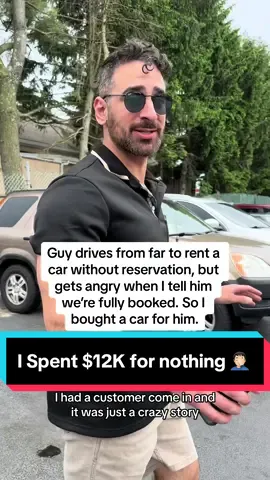 Bought a car for someone to rent and he didnt even say thank you, just kept complaining and acting mad suspicious of me 🙄 lol 🤦🏻‍♂️  #turo #carsoftiktok #cartok  #business #customerservice 