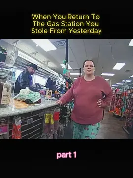 When You Return To The Gas Station You Stole From Yesterday #cops #police #vairal