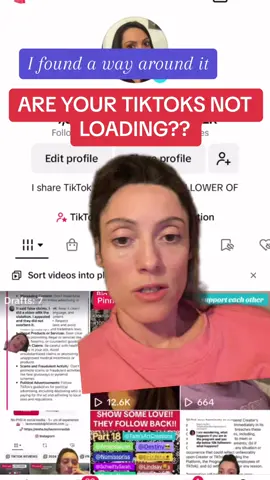 I found out how to load my videos that werent loading #tiktok #tiktokinfo #themoreyouknow #tiktokhelp #videos #whatsgoingon #fypp #fypage #tiktoktips 