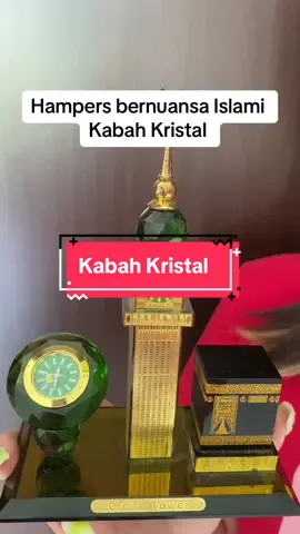 hampers bernuansa Islami Kabah Kristal #promoguncang77 #mlzstore #hiasandaahboard #kabah #kabah🕋 #mekah #mekah🕋❤️ 